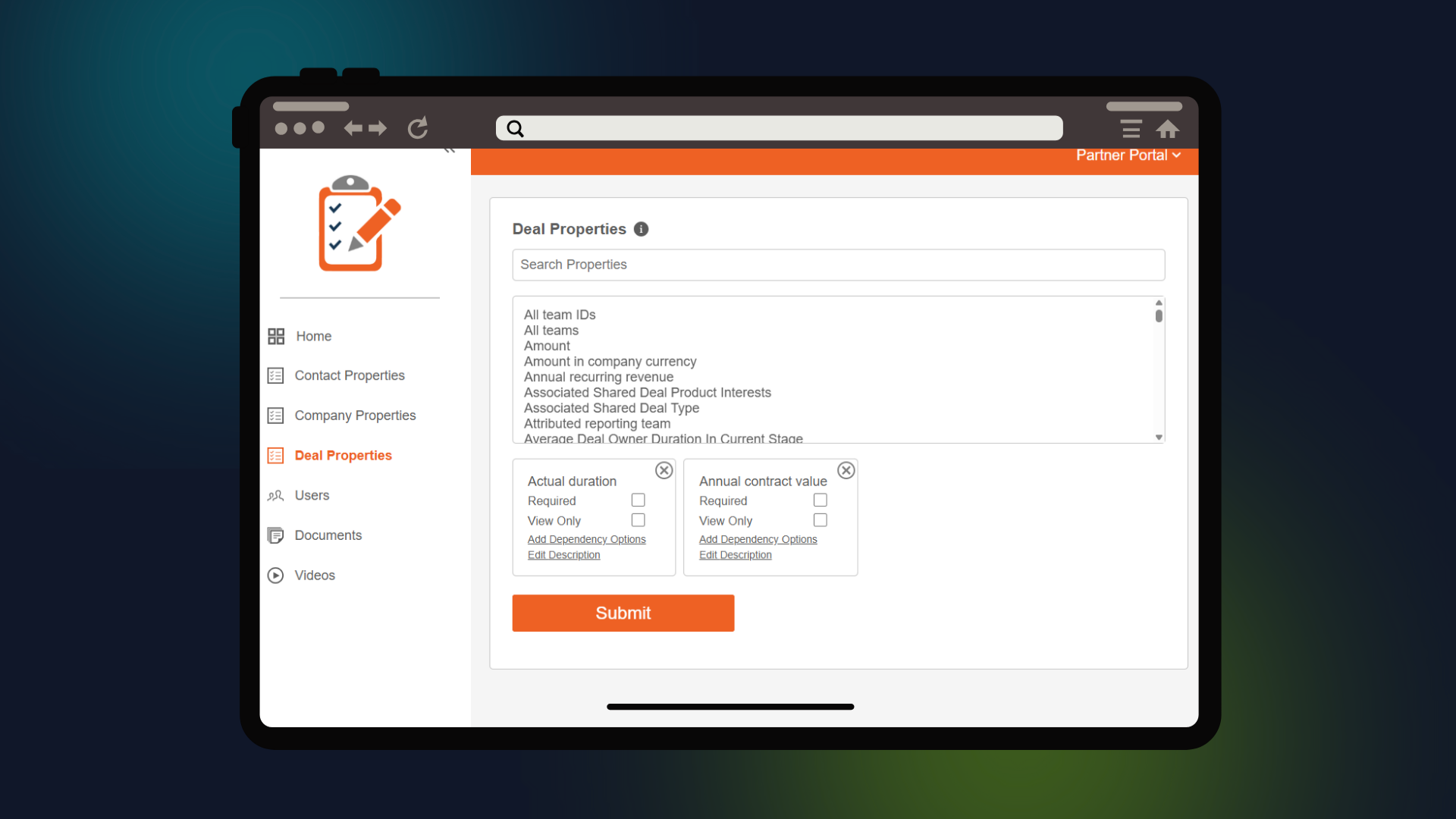 Select Deal Properties