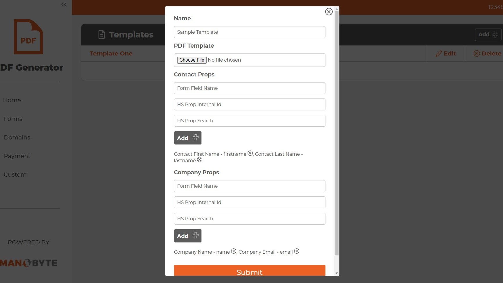 Premium - Upload your own templates
